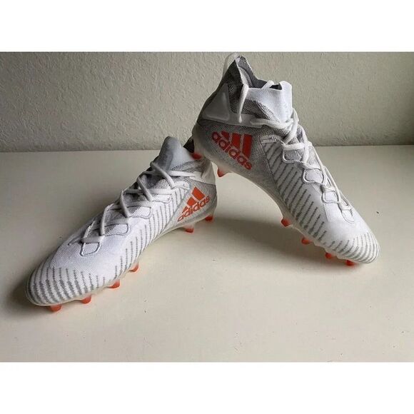 adidas Freak Ultra Primeknit Boost Football Cleats Men Sz 15 White Orange FX1300 - Picture 1 of 11